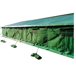 Carpa de Lona Impermeable de Doble Capa Chenya, Color Verde Militar, Sudáfrica, Militar, de Una Habitación, para Cuatro Estaciones, para 50 Personas, con Toldo UPF - Product Image 5