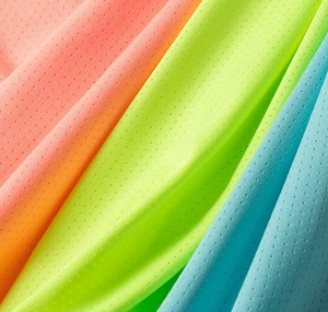 100% <span class=keywords><strong>polyester</strong></span> siêu mỏng mùa hè thể thao vải thoáng khí <span class=keywords><strong>Polyester</strong></span> lưới Tricot chống tĩnh Bộ nhớ chiều cho cô gái - Product Image 3