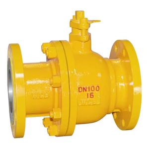 วาล์วบอลแก๊สเหล็กหล่อ RQ41F-16C 25C ป้องกันไฟฟ้าสถิต แบบแมนนวล พร้อมหน้าแปลน สำหรับน้ำมัน น้ำ อุณหภูมิสูง ไฟฟ้า นิวเมติก แก๊สธรรมชาติ - Product Image 1