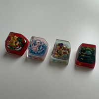 3D Printed Resin for Pokemoned Cubone Resin Artisan Keycap CNC Machining Mechanical Keyboard Tecla Espacio Personalizada Keycaps