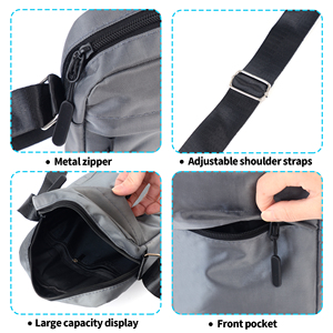 Sacs messagers personnalisés avec logo pour femmes et hommes, sacs à bandoulière pour le <span class=keywords><strong>travail</strong></span>, les affaires, le quotidien, sacs <span class=keywords><strong>de</strong></span> voyage personnalisés, sacs à bandoulière décontractés - Product Image 5