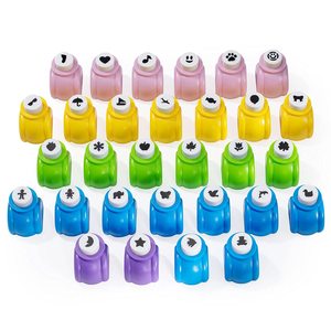 Ensemble de poinçons à papier en forme de lettres, poinçons à papier pour <span class=keywords><strong>scrapbooking</strong></span> scolaire, poinçons à papier pour les arts et l'artisanat, poinçons à trous en forme de lettres pour enfants et adultes - Product Image 2