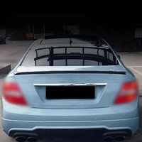 Aileron de coffre arrière en ABS noir brillant et motif carbone pour Mercedes Benz Classe C Coupé C204 2011-2014