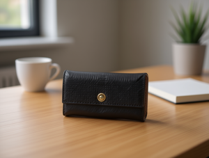 Portafoglio da Donna in PU a Tre Pieghe con Chiusura a Bottone, Grande Formato, Stile Lungo alla Moda - Product Image 2