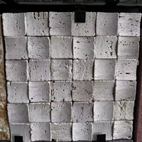 Autocollant mural moderne en mosaïque de pierre blanche effet grotte 10mm, carreaux de céramique imitation brique culturelle, parquet pour murs intérieurs d'hôtel et fonds d'arche