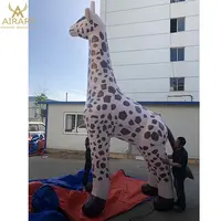 Zoo outdoor decoration inflatable giraffe animal custom event giant inflatable giraffe