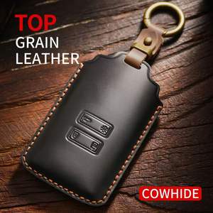 Étui à clés vintage adapté aux voitures Dongfeng Renault Koleos et Kadjar, nouveau modèle, housse de protection en cuir véritable avec boucle - Product Image 2