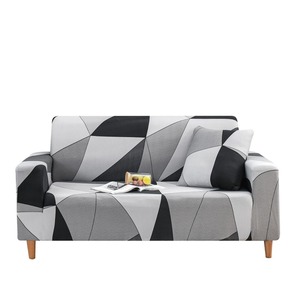 Đồng Bằng Nhuộm Màu Sữa Lụa Thiết Kế Căng Đàn Hồi Hiện Đại Không Thấm Nước Polyester/Cotton Sofa Slipcover Non-Slip Đầy Đủ Bọc Duy Nhất - Product Image 1