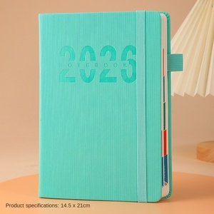 2026 Mini A5 Cross-Biên Giới Tiếng Anh/Tây Ban Nha Tổ Chức Máy Tính Xách Tay In Kế Hoạch Hàng Ngày Notepad PU Nhật Ký/Tạp Chí Với Món Quà Cách Sử Dụng - Product Image 6