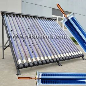 Super Metal Heat Pipe Parabolic Trough Solar Collector