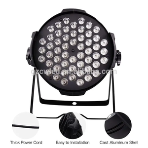 Haute qualité intérieur extérieur 54*3W RGBW LED Par lumière bel équipement d'éclairage de scène DMX512 faisceau de contrôle DJ <span class=keywords><strong>Disco</strong></span> nuit - Product Image 2