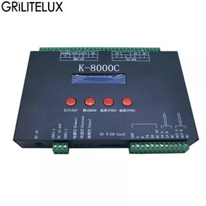 Controlador de Píxeles LED GRILITELUX K-8000C Pro de 8 Puertos con Tarjeta SD, Control DMX512/SPI Fuera de Línea, DC5-24V para Tiras RGB WS2811/WS2812 - Product Image 2