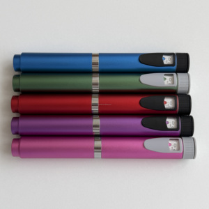 Eco Friendly Glass Body Metal Lid <b>Pen</b> Injector Rubber Stopper Custom Logo 3ml <b>Refillable</b> Liquid Container Injection <b>Pen</b> - Product Image 3