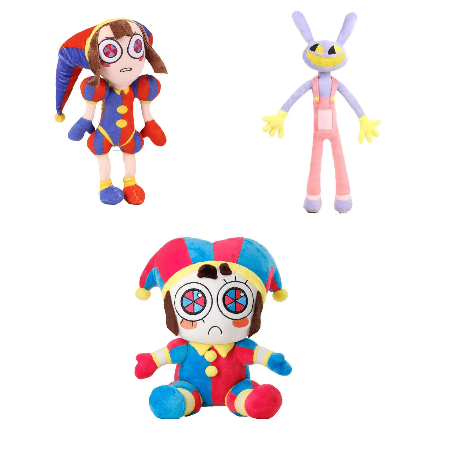 Custom New Design THE AMAZING DIGITAL CIRCUS Animated Clown Plush Toy Stuffed Animal Toys Doll Jax Digital Circus Plush Toy