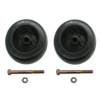 RUIJIE YB082 Roues de dérive en plastique de haute qualité pour tondeuse autoportée, compatibles avec Poulan Craftsman, remplace MTD 753-04856A Cub Cadet