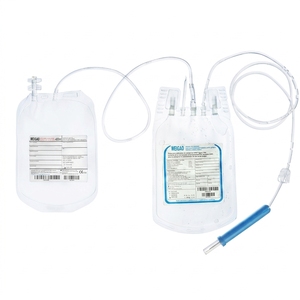Bolsa <span class=keywords><strong>de</strong></span> Transfusión <span class=keywords><strong>de</strong></span> <span class=keywords><strong>Sangre</strong></span> Veterinaria <span class=keywords><strong>de</strong></span> 450 ml con Certificación CE y <span class=keywords><strong>Anticoagulante</strong></span> CPDA-1 para Uso Veterinario - Product Image 1