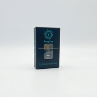 Boîte de rangement cosmétique personnalisable en papier recyclé écologique avec fenêtre, doublure en éponge, pelliculage mat et hologramme pour crème visage