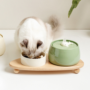 Shamitao Distributeur d'eau automatique d'intérieur durable et assiette de nourriture Bol <span class=keywords><strong>à</strong></span> boire pour animaux de compagnie nouvellement conçu pour chats et chiens - Product Image 2