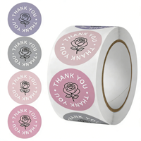 Autocollants et étiquettes personnalisés en rouleau, personnalisez avec votre logo, rouleau d'étiquettes adhésives en vinyle imperméable pour bougies