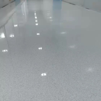 PURCOAT Revêtement époxy auto-nivelant effet marbre liquide haute brillance avec application au truelle pour sols en béton