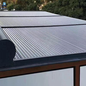 Stores enroulables électriques imperméables en aluminium, volets en alliage d'aluminium, volets roulants motorisés pour toiture - Product Image 2