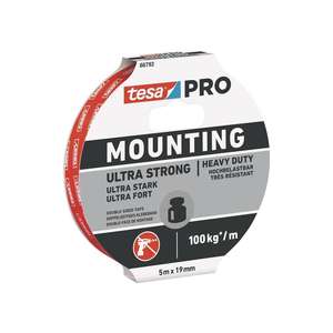 Cinta de montaje tesa Montaje PRO Ultra Strong 66792 blanco longitud 5 m ancho 19 mm - Product Image 1