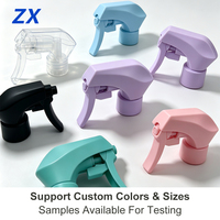 Nouveau design personnalisé 24/28 410 Pulvérisateur à gâchette en plastique transparent noir écologique pour liquides et huiles avec bouchon de sécurité enfant