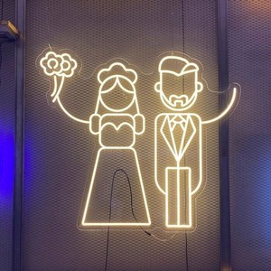 Insegna al Neon LED Impermeabile Personalizzata per Esterni, Decorazione in Acrilico per Proposta di Matrimonio - Product Image 1