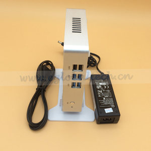 Eglobal Industrial ใหม่ fanless Mini PC Intel <span class=keywords><strong>Pentium</strong></span> GOLD 6405U 6 * USB Dual Core <span class=keywords><strong>Windows</strong></span> 10 /linux DDR4 SSD Intel UHD Graphics - Product Image 4