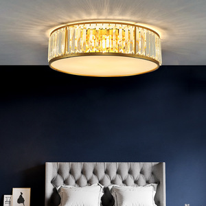 All-Copper Modern Minimalist Nordic Style Crystal Ceiling <b>Light</b> for Living Room <b>Dining</b> Room Bedroom 6000K Color Temperature - Product Image 2