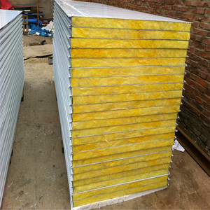 Panel sándwich <span class=keywords><strong>de</strong></span> espuma <span class=keywords><strong>de</strong></span> fibra <span class=keywords><strong>de</strong></span> vidrio, aislado para estructura <span class=keywords><strong>de</strong></span> acero, <span class=keywords><strong>cubierta</strong></span> <span class=keywords><strong>de</strong></span> techo <span class=keywords><strong>de</strong></span> almacén - Product Image 2