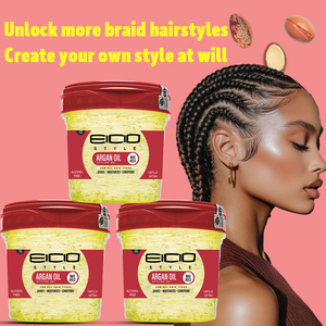 Gel para el cabello de uso profesional en salón Gel para peinar Aroma fresco de larga duración con hidratación fuerte - Product Image 5