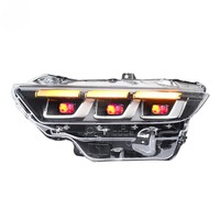 Phares LED RGB Avancés 12V 6000K Colorés pour Mustang S650 2024-2026 avec Boîtier ABS Résistant à la Chaleur et Installation Facile par Branchement Direct