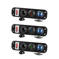 Panneau d'interrupteurs bascule ON-OFF pour bateau, bus, camion, voiture, avec port de charge rapide USB Type-C PD QC3.0 12V 24V personnalisé en gros