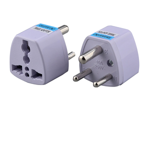 Hochwertiger 3-Fuß-Reiseadapter-Konverter mit kleinem Südafrika-Stecker Neuzustand Wand-Netzteil - Product Image 1