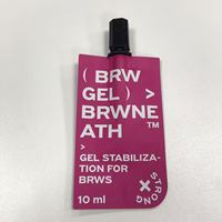 Prix d'usine – Sachet d'emballage personnalisé pour fond de teint liquide cosmétique, petit échantillon avec bec verseur et pinceau
