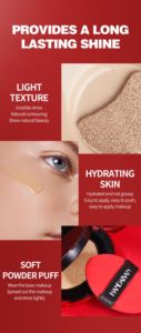 Yeni Sıcak Fırsat Kırmızı Kapatıcı Fondöten Su Geçirmez Ten Rengi Makyaj Aydınlatıcı Cilt Doğal Likit Yüz Bazı Yağ Kontrolü Nemlendirici - Product Image 6
