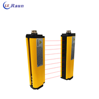 Barrière photoélectrique compacte de sécurité 35mmx40mm IP65/IP67 à faisceau traversant pour automatisation industrielle, sans zone aveugle, personnalisable, sortie NPN PNP