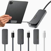 Câble de charge magnétique super puissant 18W 2M en nylon tressé, type C mâle vers 3 broches, pour la charge des tablettes
