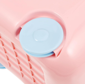 Large Flexible <b>Plastic</b> Injection-Molded Rectangle Storage Containers Wheels Handles Cute Macaron Colors Kids Toys Storage <b>Boxes</b> - Product Image 5