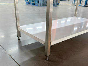 Tavolo da Lavoro in Acciaio Inox 201 304 per Cucine Commerciali, Hotel e Ristoranti - Product Image 5