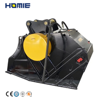 Seau de concassage de mâchoire de broyeur d'excavatrice d'attachement de machine résistante de construction