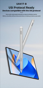 ปากกาสไตลัสแบบแอคทีฟ USI 2.0 รุ่น UX41T-B รองรับแรงกด 4096 ระดับ สำหรับ Chromebook, IdeaPad, Duet x360, Flip ป้องกันการสัมผัสโดยฝ่ามือ  แบบแม่เหล็ก ช่องเสียบ Type-C - Product Image 2