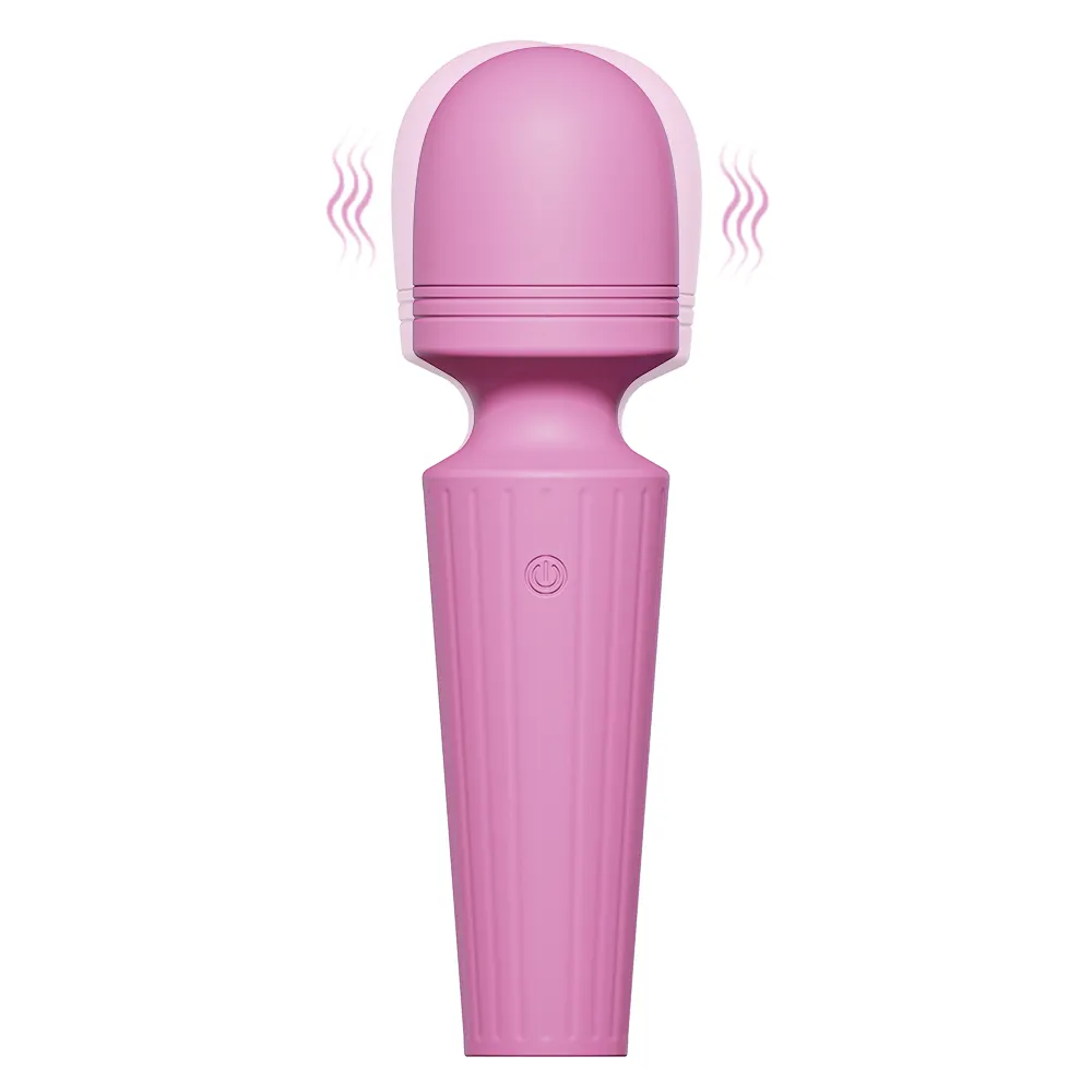 Vibrador de silicone para mulheres, vibrador poderoso de silicone à prova d'água, vibrador para clitóris e masturbador, varinha de bala