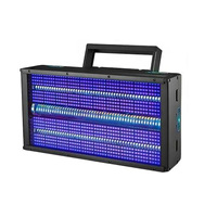 QSE Panneau lumineux LED RVB étanche d'extérieur DMX512 800 LED 5050 3-en-1 Stroboscope IP67 Éclairage architectural pour bâtiments