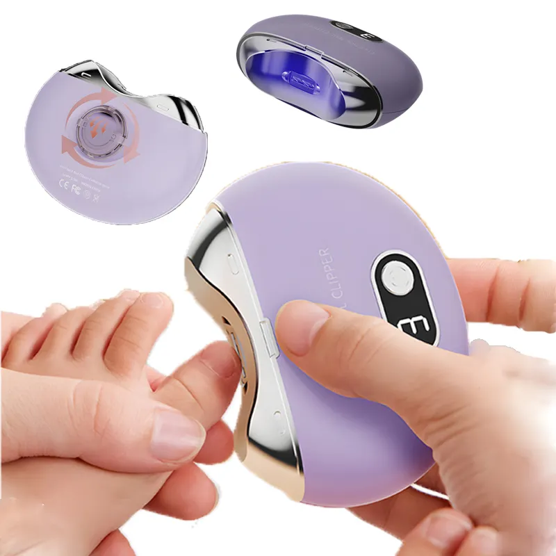 TK Hot Sale Wiederauf ladbare geräuscharme tragbare Baby-Nagels ch neider für Erwachsene Mini Automatic Electric Nail Clipper