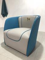 Italienisches Design Luxus-Ledersessel Modernes Villa- und Büromöbel mit Freizeit-Loungesesseln für das Wohnzimmer