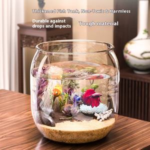 2025 nuevo tanque de <span class=keywords><strong>peces</strong></span> ecológico de Material PET de alta transparencia en caja para escritorio y sala de estar cultivo de <span class=keywords><strong>peces</strong></span> y tortugas - Product Image 4