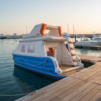 Nouvelle Arrivée 2026 – Yacht Gonflable Géant de Luxe pour 10 Personnes, Haute Pression, Idéal pour Fêtes Nautiques