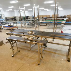 Banda Transportadora de PVC con Motor Eléctrico de Velocidad Ajustable, Duradera y Antiestática, 110V-415V, para Uso Doméstico, Restaurantes, Tiendas de Alimentos y Comercios - Product Image 5